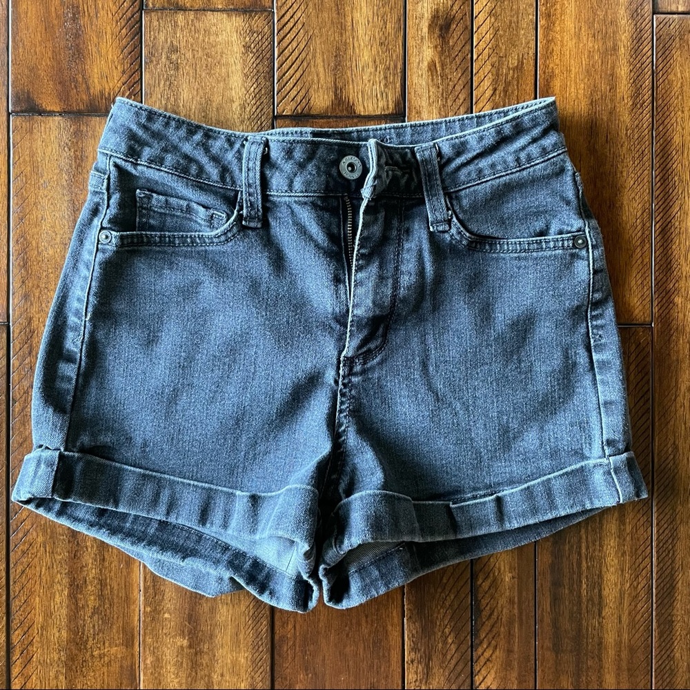 COPY - Arizona Jean Co. Vintage-Inspired Faded Black High Rise Shorts